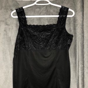 Black Silk/Lace Camisole
